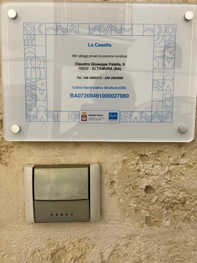 La Casetta Altamura Εξωτερικό φωτογραφία